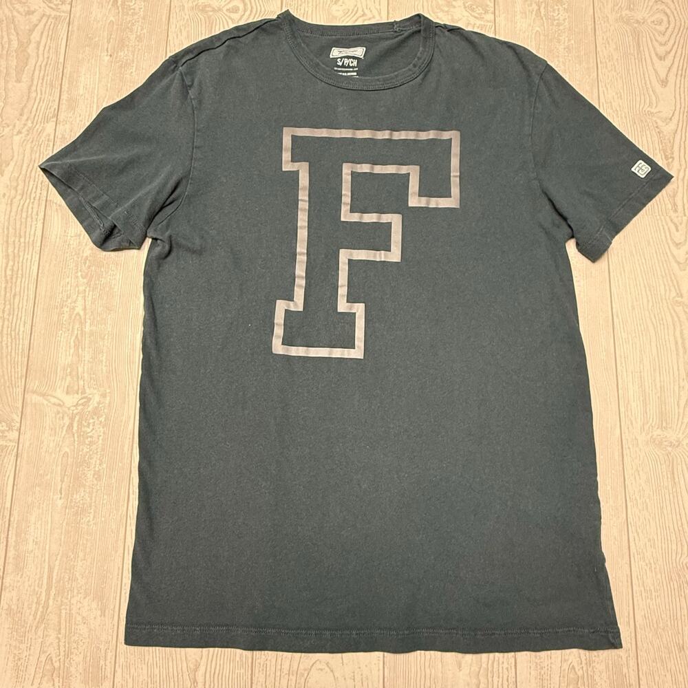 Tailgate Clothing Florida Gators “F” T-Shirt Men’s S/P/CH Gray Distressed NCAA
